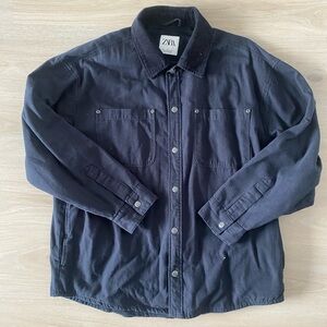Zara Men's Black Jacket Size M
